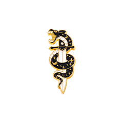 Gothic Snake Enamel Pins Horror Animal Lapel Pin
