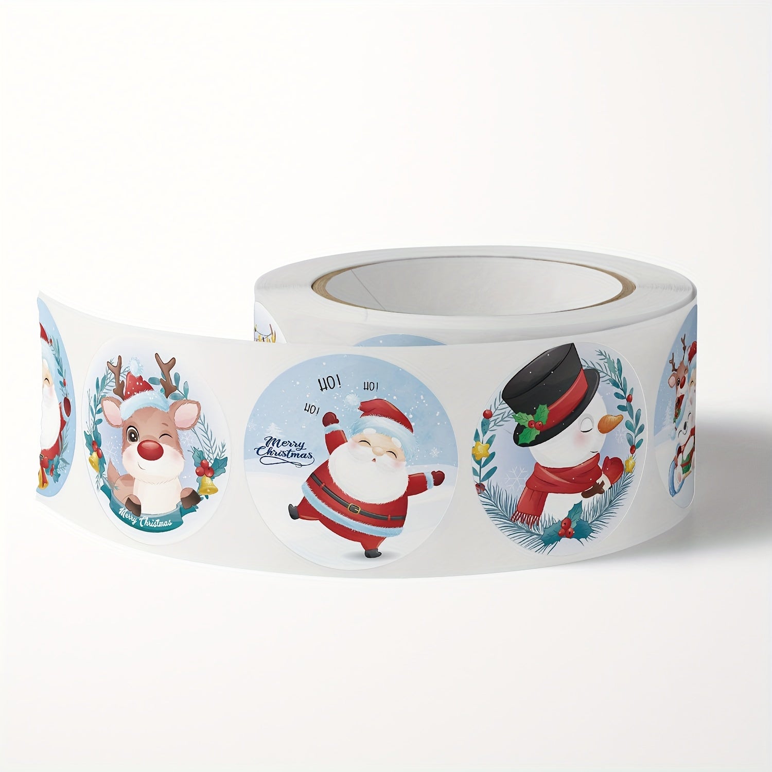 500pcs Christmas Santa Claus Elk Stickers Holiday