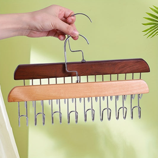 Solid Wood Hangers for Belts Hats Vests Scarves Ties