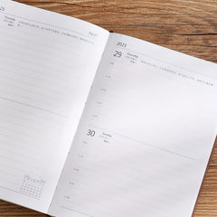 Green A5 Thickened Planner Writing Notebook, 100 Sheets
