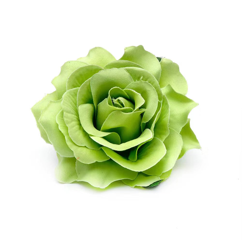 Boho Style Rose Flower Hairpin Hair Clip for Wedding Beach Daily Use