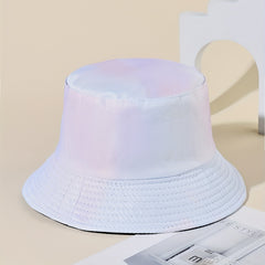 Cotton Gradient Bucket Hat Lightweight Sunshade Fisherman Cap