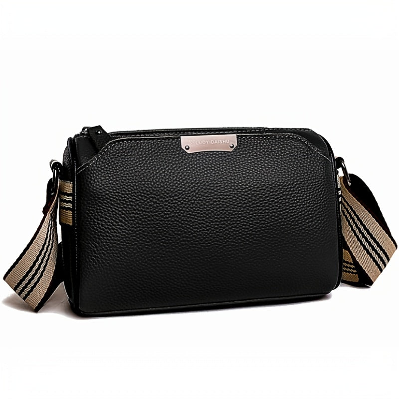 Vintage Leather Shoulder Bag Retro Crossbody Bag Women's Versatile Handbag