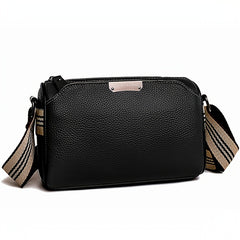 Vintage Leather Shoulder Bag Retro Crossbody Bag Women's Versatile Handbag