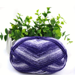 3pcs Gradient Wool Yarn for DIY Crocheting Knitting Sweaters Scarves