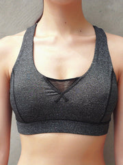 Letter Straps Sports Bra Comfy & Breathable Yoga Tank