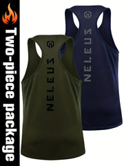 Men's Racerback Muscle Sports Tank Top Quick Drying Breathable Running T-shirt