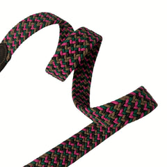 Elastic Braided Belt Pin Buckle Stretch Belt Canvas Waistband Girls