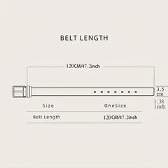 Men's Casual Belt for Outdoor Party Daily