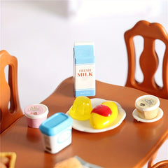 Mini Dining Table Play House Furniture Set