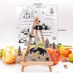 Winter Wonderland Silicone Stamp for Scrapbooking DIY Card Making