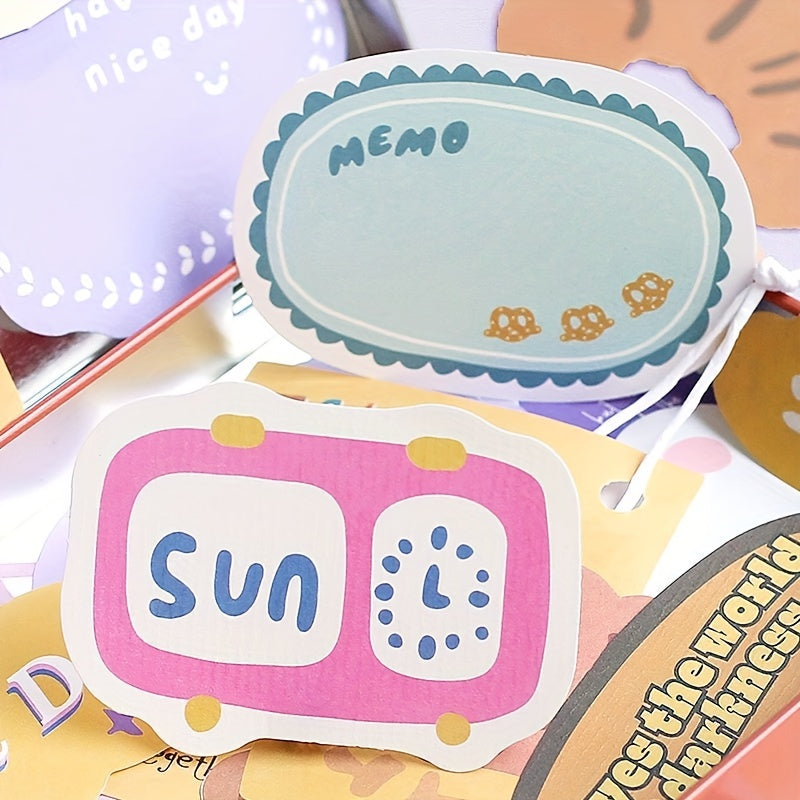 30 Sheets Sponge of Paradise Series Cartoon Journal DIY Collage Decoration