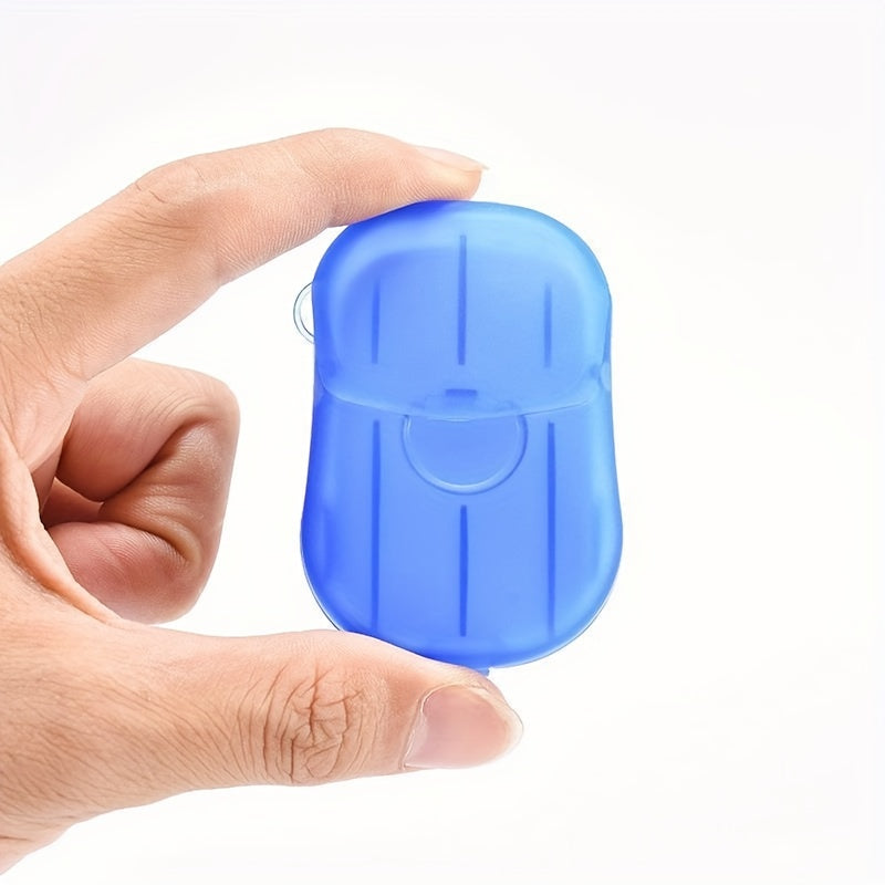 20pcs Portable Hand Washing Soap Paper for Outdoor Travel and Camping