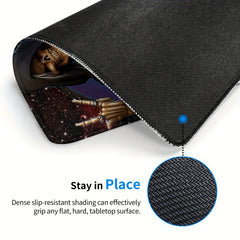 Death Piano Pattern Square Mouse Pad for Home Office Games