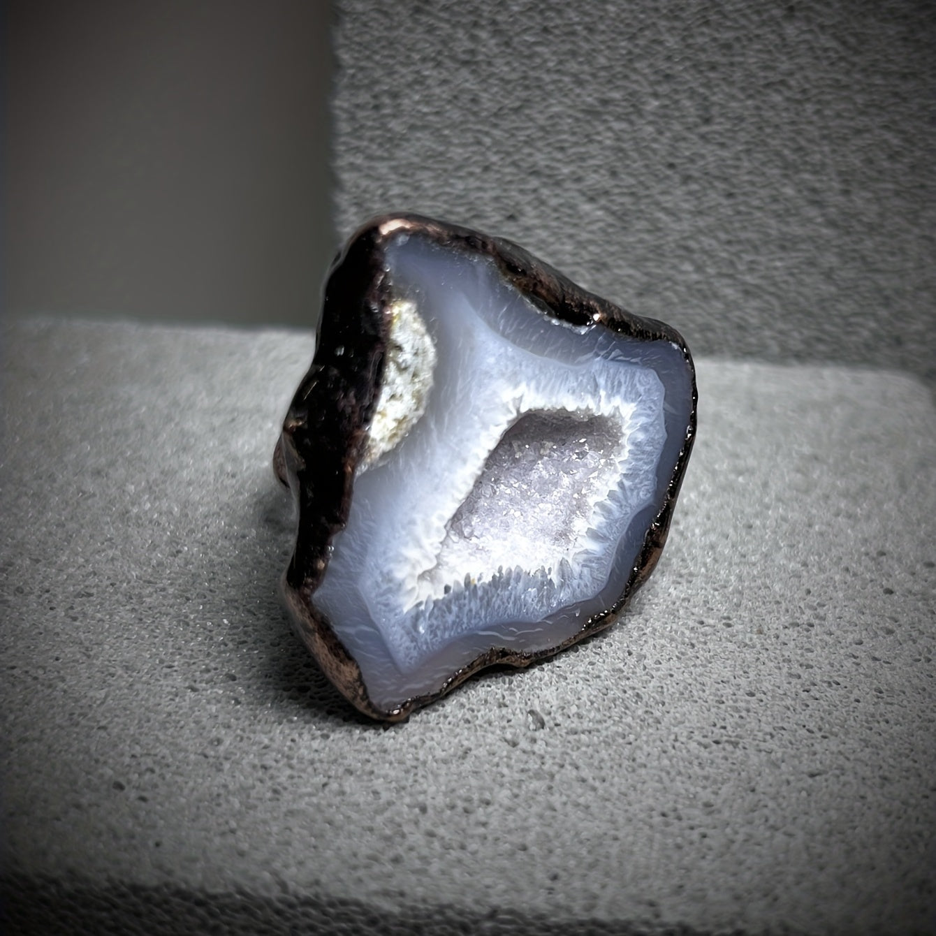 Adjustable Natural Gemstone Ring Blind Box Uncertain Shape