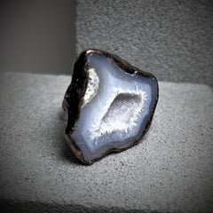 Adjustable Natural Gemstone Ring Blind Box Uncertain Shape