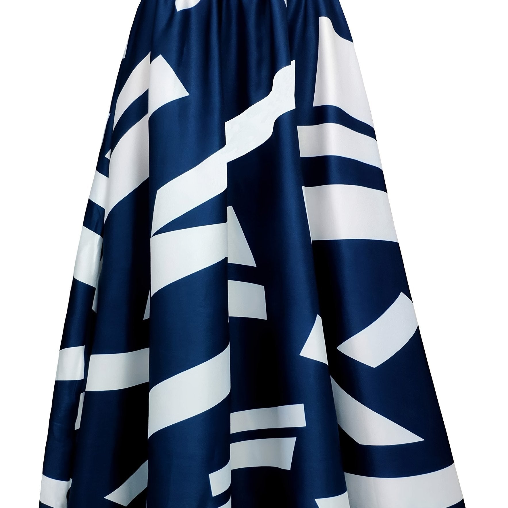  Street Style Random Print Maxi Skirt