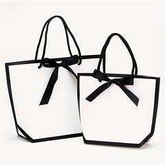 5pcs Party Tote Bags with Handles for Birthdays & Holidays