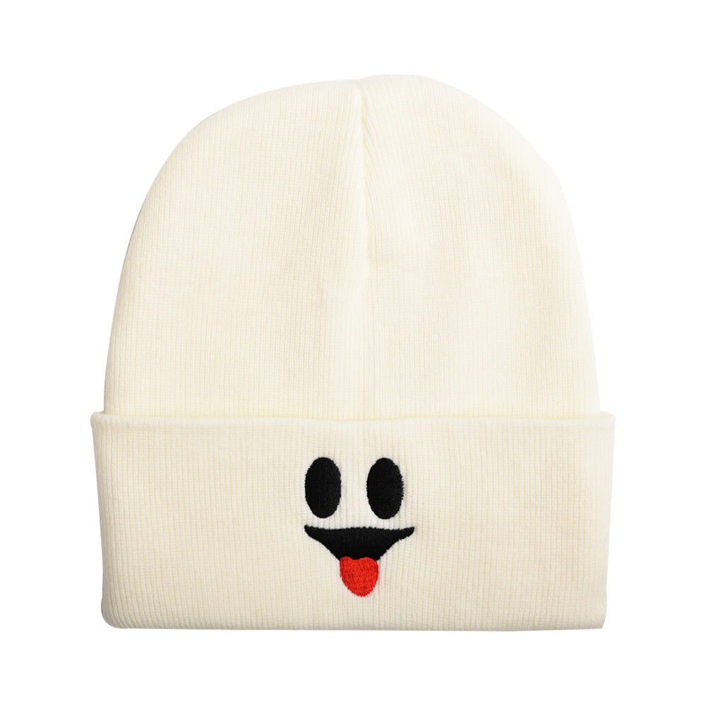 Embroidered Knit Beanie Hat for Autumn/Winter Ski Cold Hat - Halloween Gift