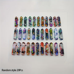 Mini Finger Skateboard Set - Desktop Relaxation Toy for Party Prizes