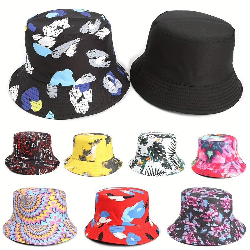 Hip Hop Graffiti Reversible Fisherman Cap