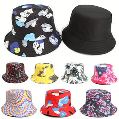 Hip Hop Graffiti Reversible Fisherman Cap