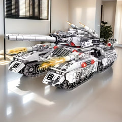 Tank Building Block Set 8 in 1 Battle Model Military Hobby Collection