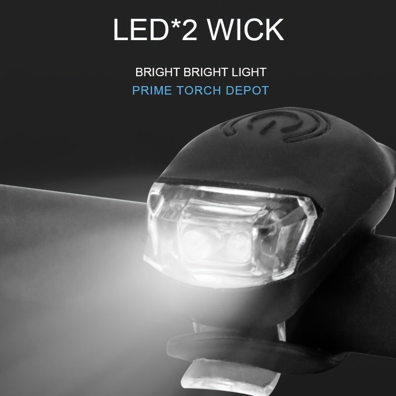 Waterproof Silicone Bike Lights Front and Back LED Bicycle Lights