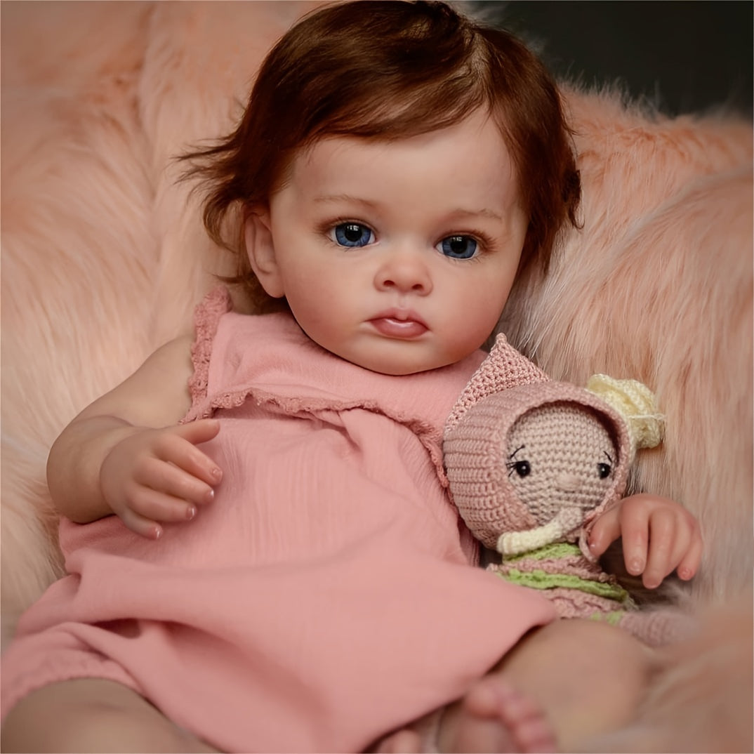 Realistic Soft Touch Collectible Art Doll 3D Painted Reborn Doll