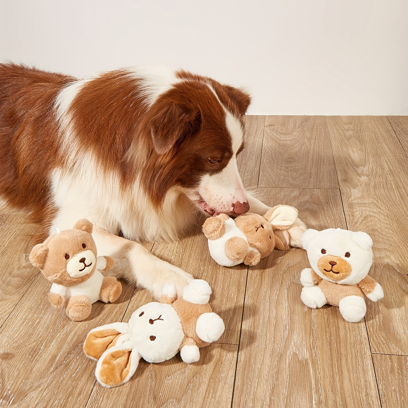 Interactive Chew Toy for Dog, Pet Rabbit Bear Plush Toy