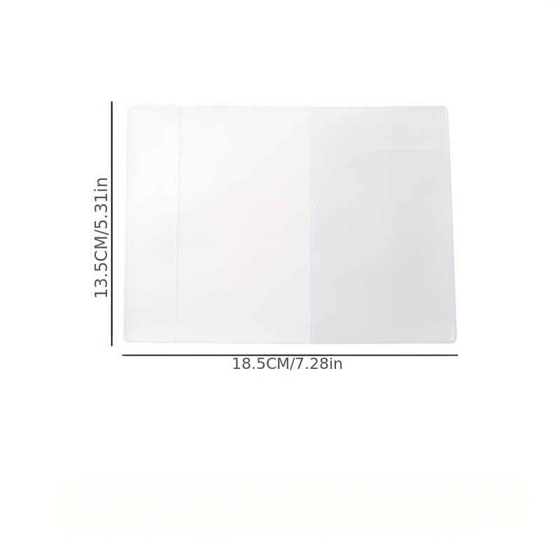 Frosted Transparent Passport Holder Travel Protector