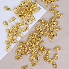 100pcs Lobster Clasps Bracelet Necklace DIY Hooks Chain Closure Jewelry Making