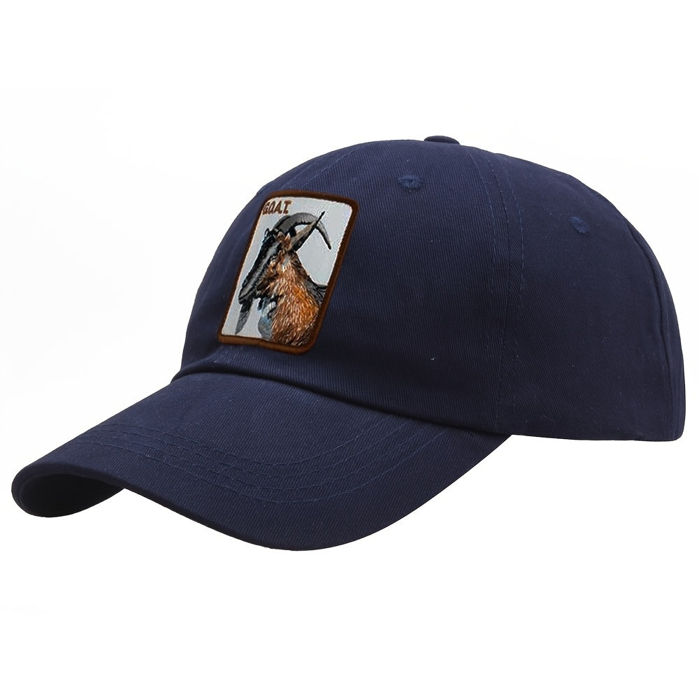 Unisex Animal Pattern Embroidery Baseball Cap SunShade Trucker Cap
