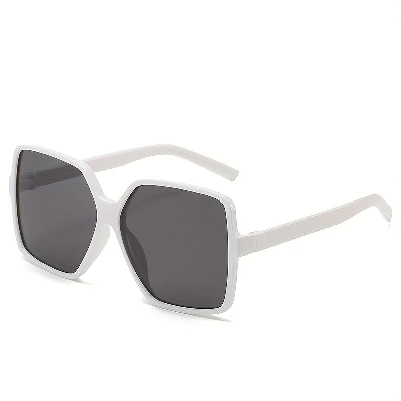 Large Square Sunglasses Casual Gradient Glasses for Beach UV400