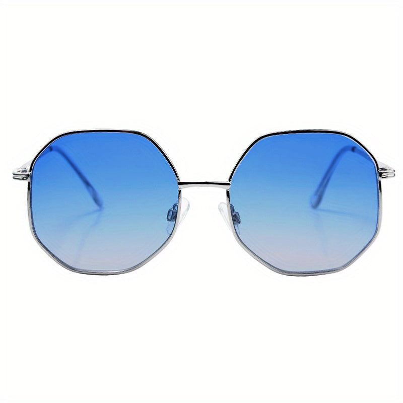 Metal Tinted Lens Sunglasses UV Protection