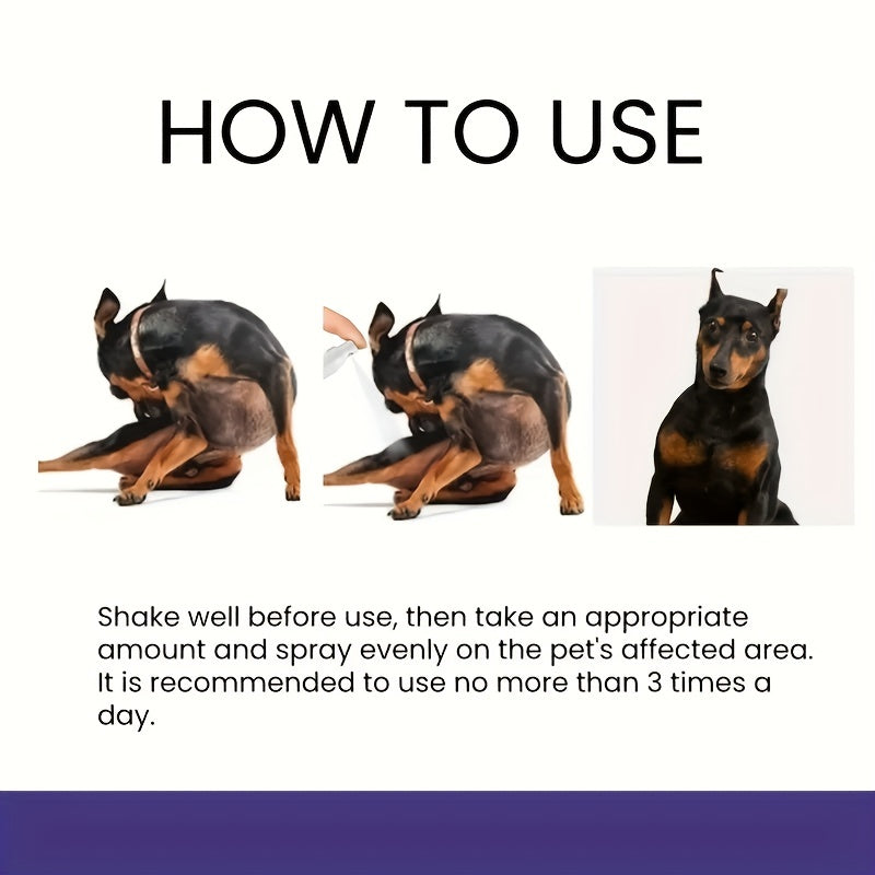 Pet Anti Itch Spray Soothes and Cleanses for Dogs and Cats