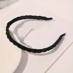 Crystal Beaded Headband Braided Hair Band Style Headdress Hair Accessories