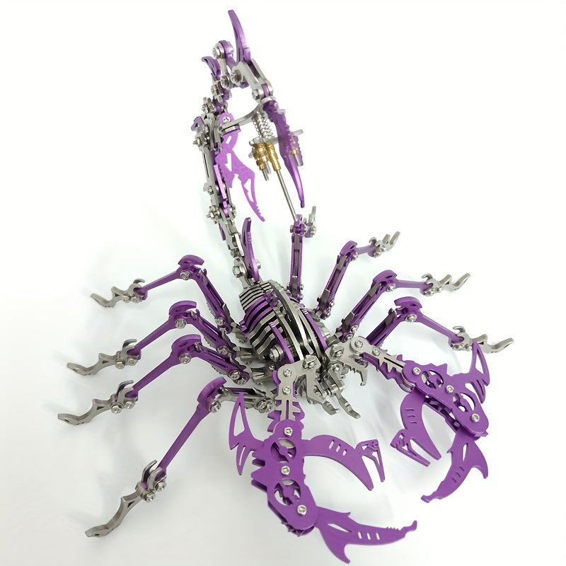 Scorpio 3D Metal Puzzle DIY Kit in Pink Purple Red Green Golden