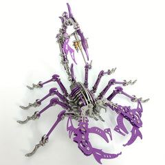 Scorpio 3D Metal Puzzle DIY Kit in Pink Purple Red Green Golden