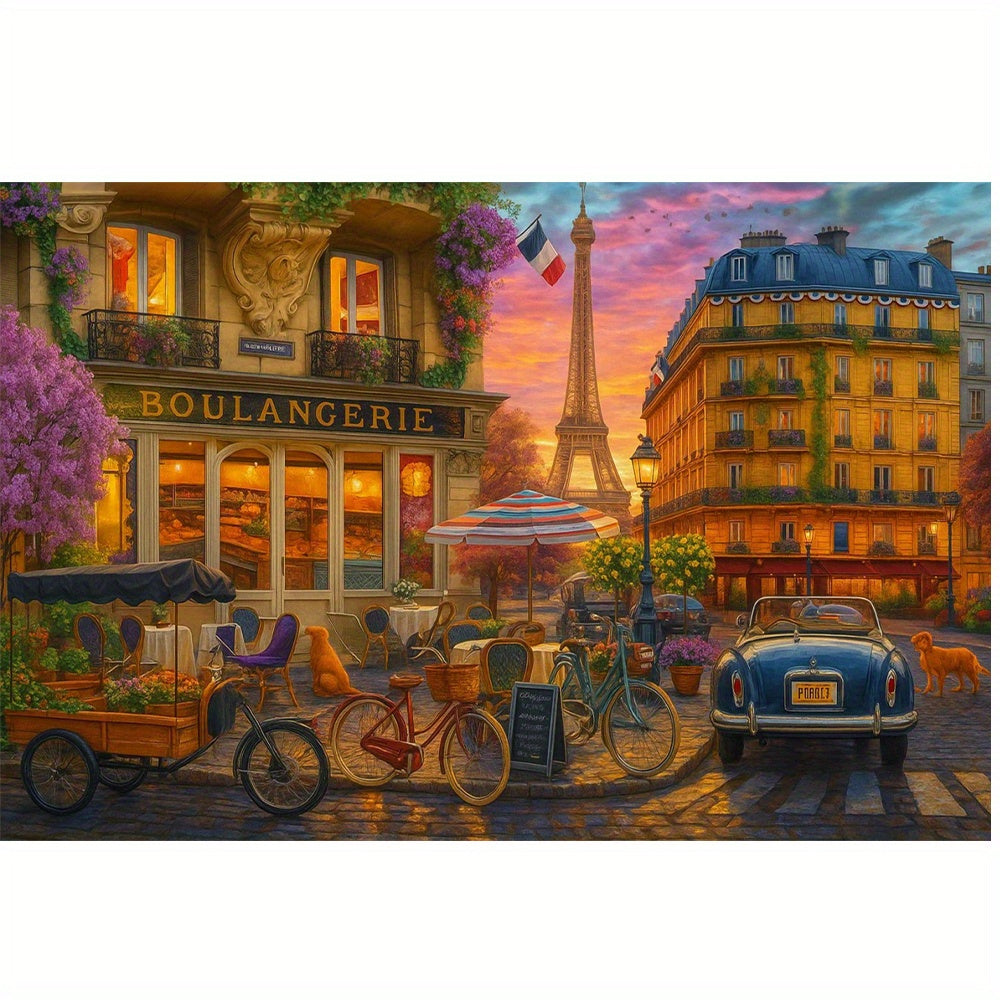 Paris Themed 5D Diamond Art Kit for Adults