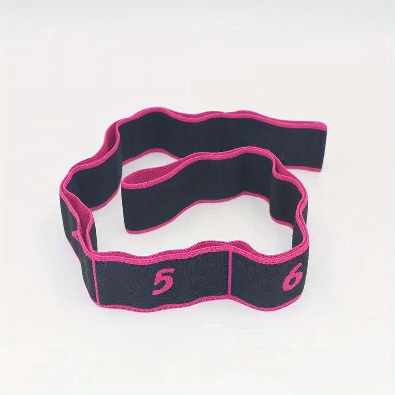 Yoga Resistance Band with 20-32cm Rings Home Gym Stretch Belt