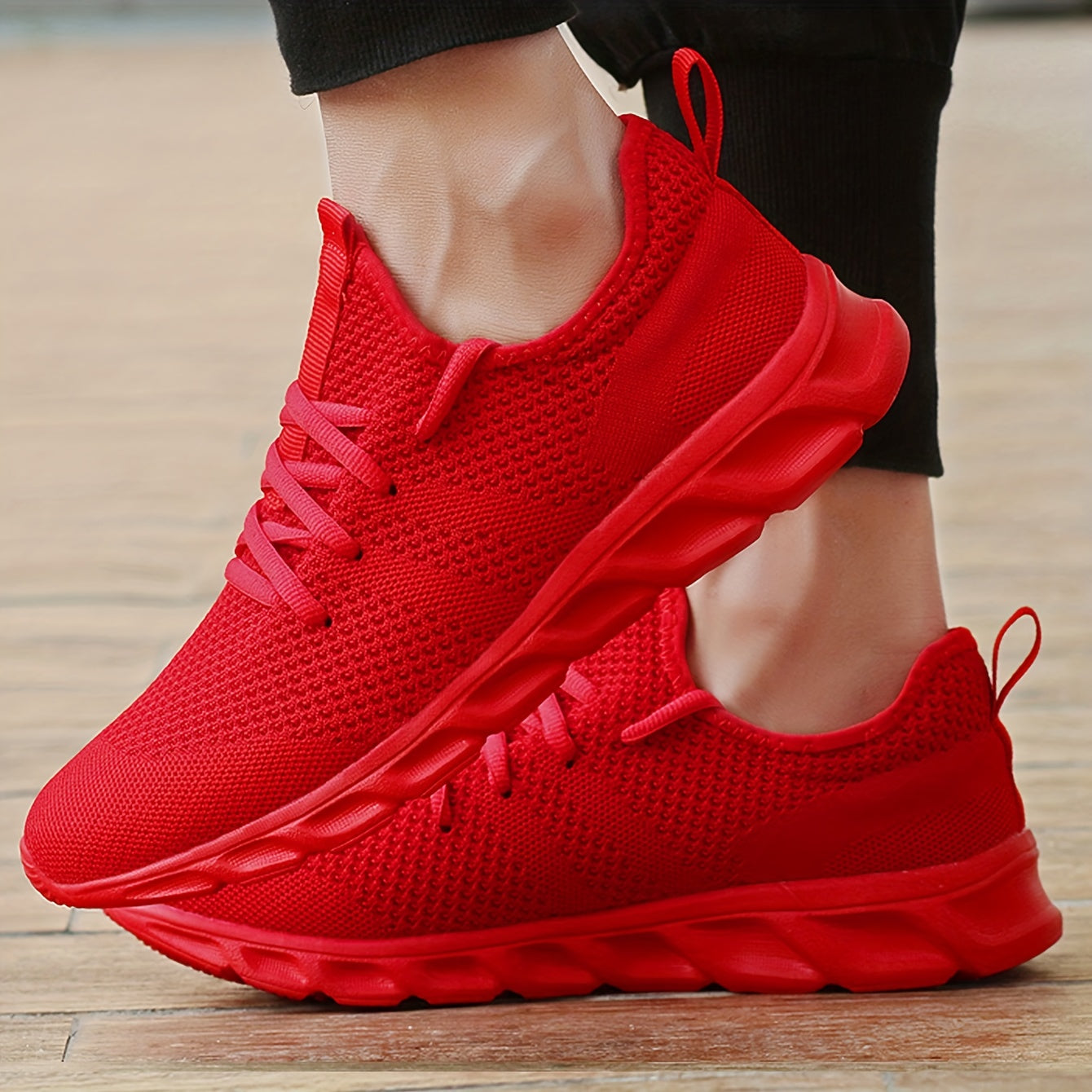 Men's Breathable Running Shoes, Lightweight Woven, Chinese New Year Gift