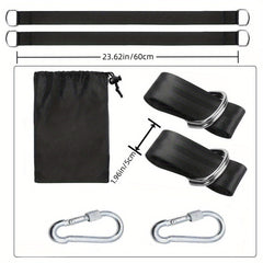 Tree Swing Sling Set with Safety Buckle & Pouch