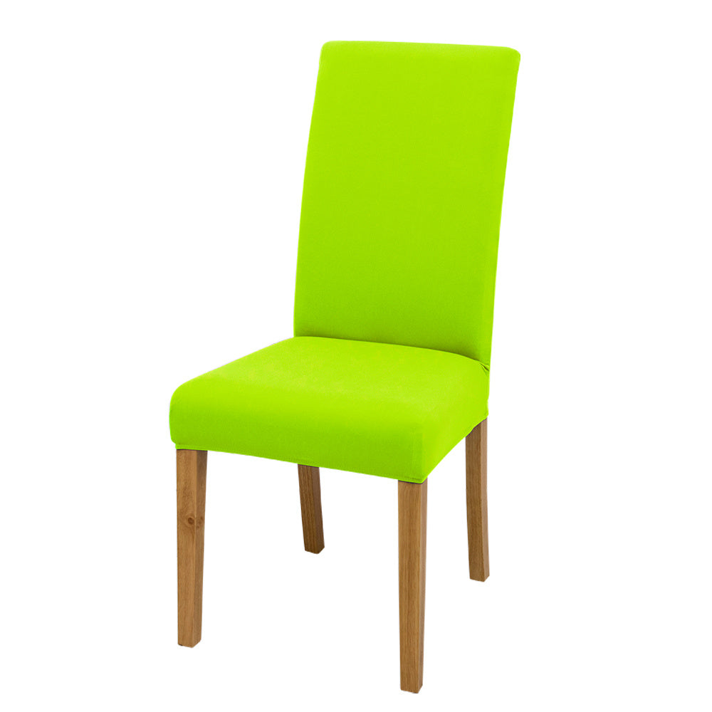 Solid Elastic Chair Slipcover Dining Chair Covers
