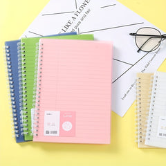 Small Fresh Transparent Soft Cover Coil Notebook