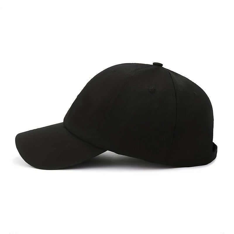 Adjustable Unisex Baseball Cap with Letter C Embroidery