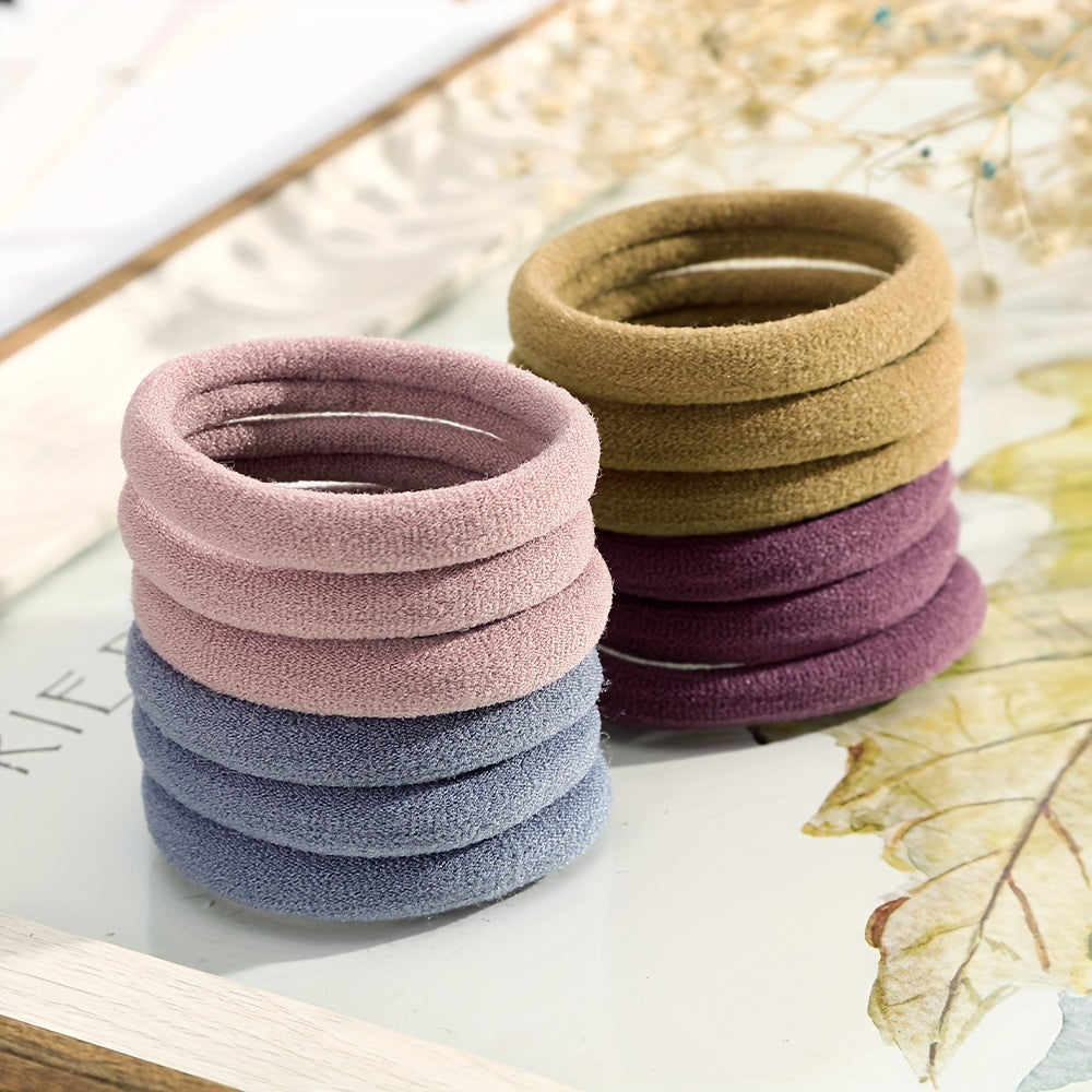 50pcs Elastic Hair Tied Rope Hair Band for Women Men Boys Girls