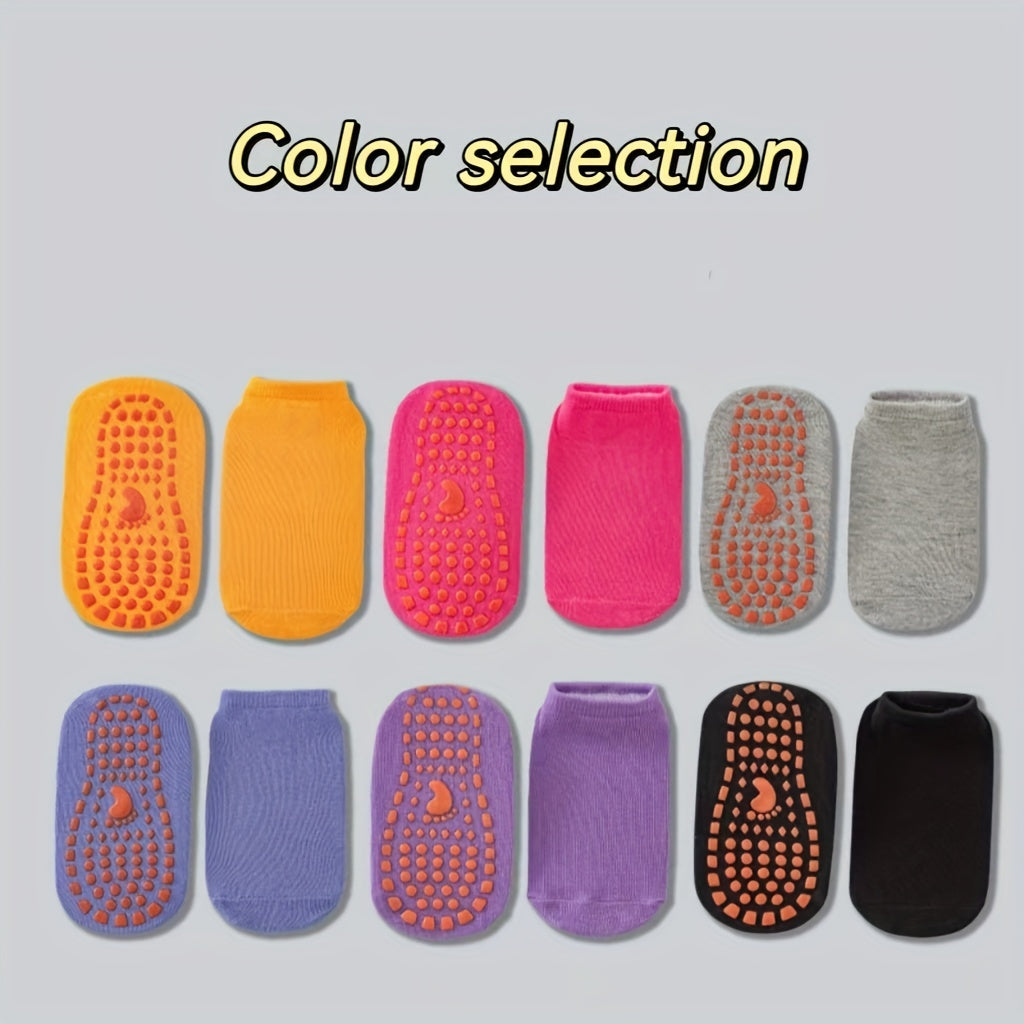 3 Pairs Kid Safe Non Slip Socks Boys Girls