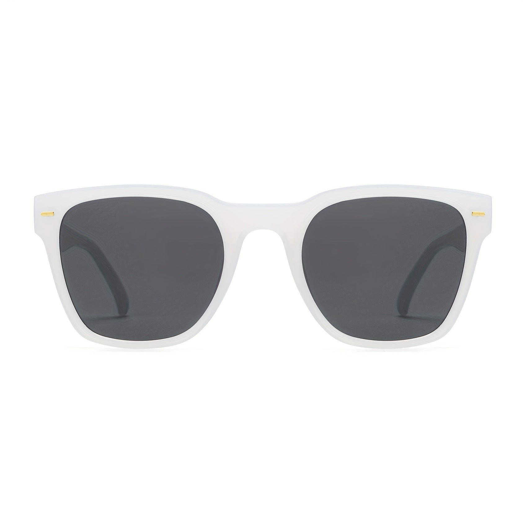 OUWEN Small Square Polarized Sunglasses Retro Sun Glasses UV400