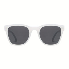 OUWEN Small Square Polarized Sunglasses Retro Sun Glasses UV400